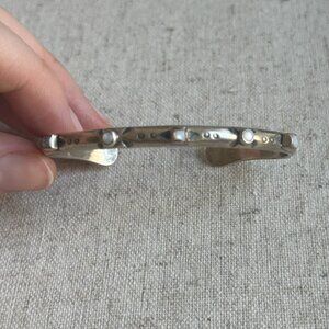 Chan Luu Sterling Silver Etched Cuff